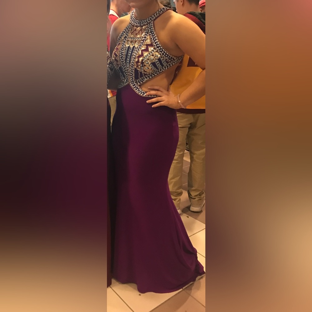 Size 10 Purple Prom Dress